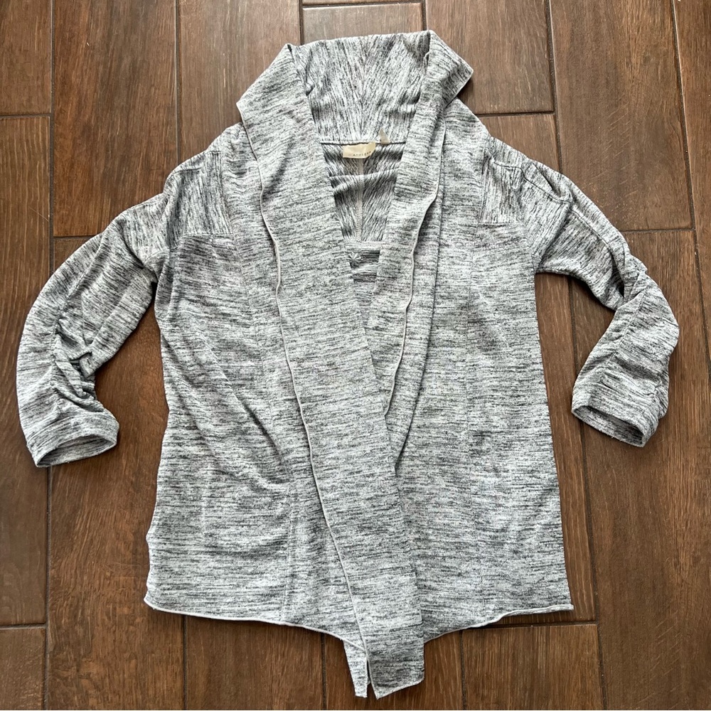 Athleta Open Front Cozy Cardigan Cowl Neck Sweater size XS